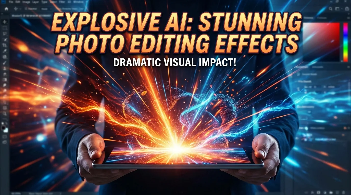 AI修图炸裂效果怎么做？让照片视觉冲击力拉满 - FlowPix