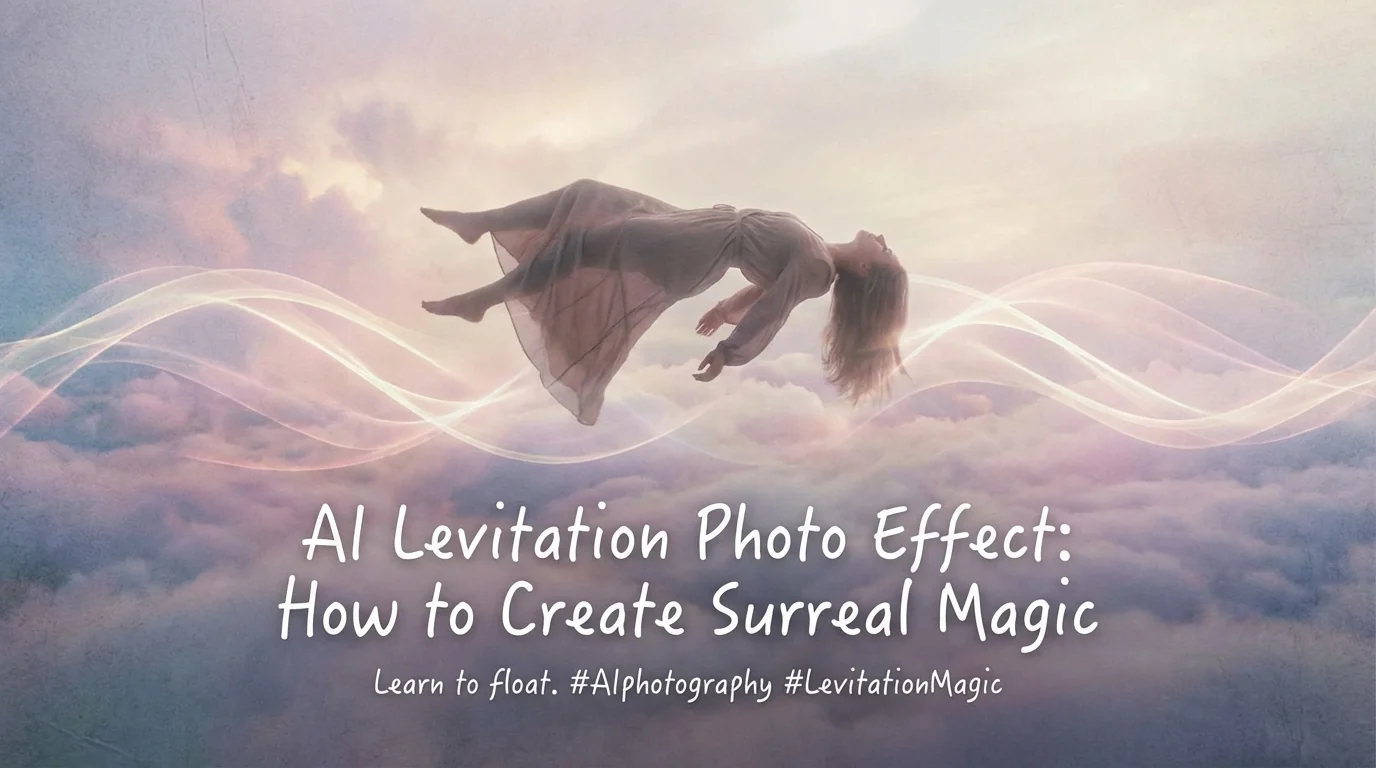 AI飞天修图：悬浮飞行效果照片的AI后期制作 - FlowPix