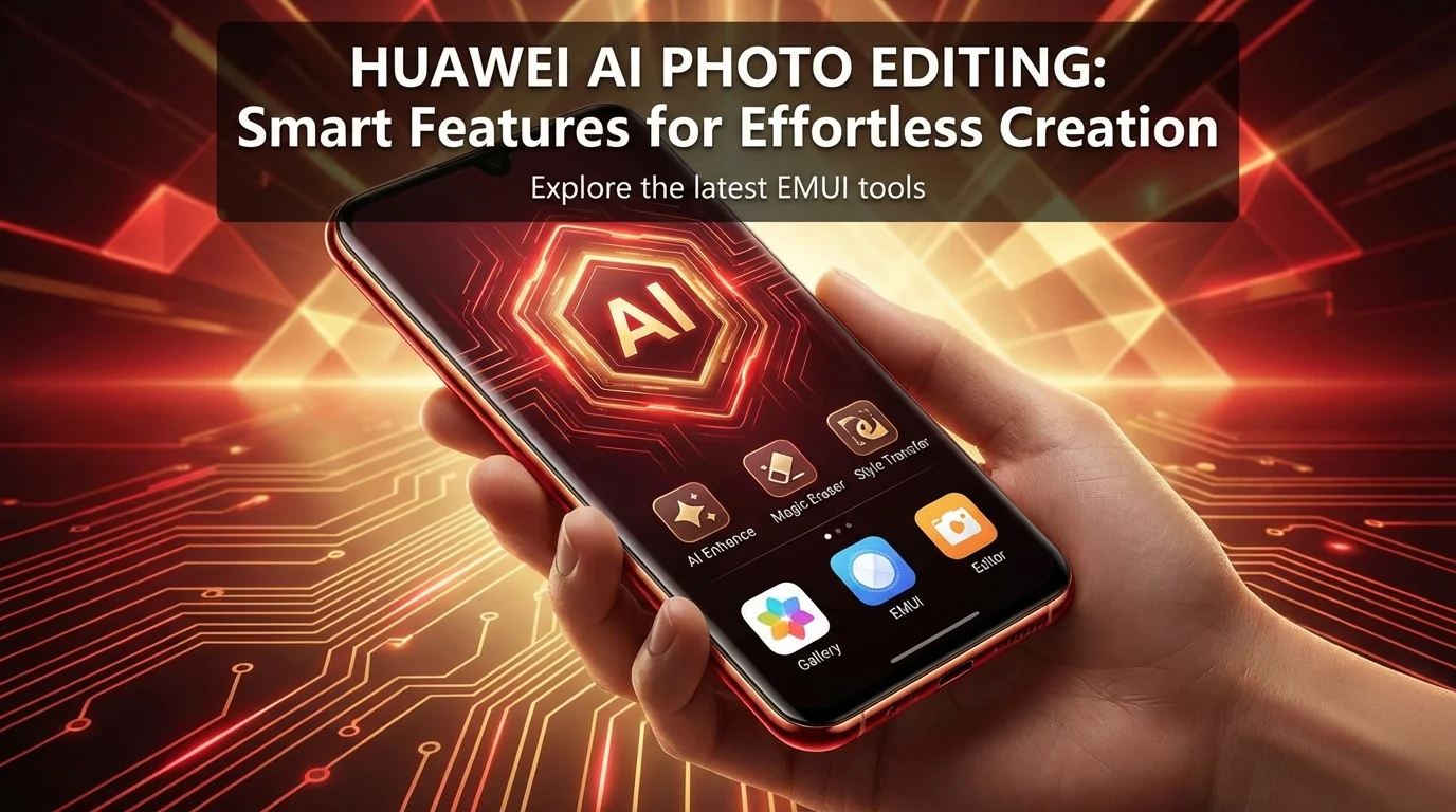 华为手机AI修图功能全解：EMUI自带的修图有多强 - FlowPix