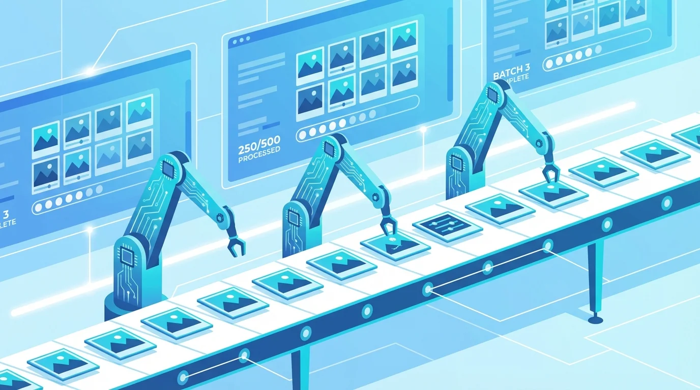 AI修图一次能处理多少张？批量数量极限实测 - FlowPix