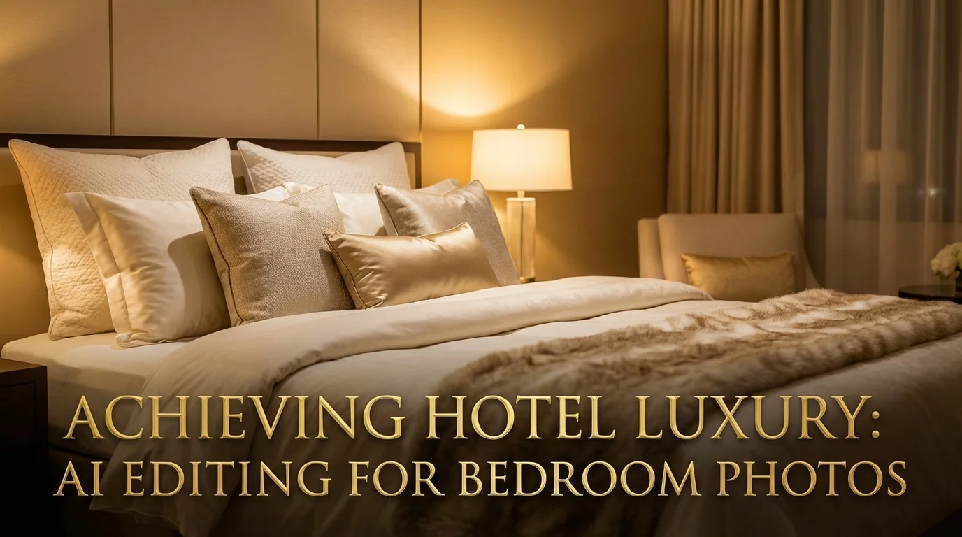 AI修图修床品：床单被套拍出酒店级质感的技巧 - FlowPix