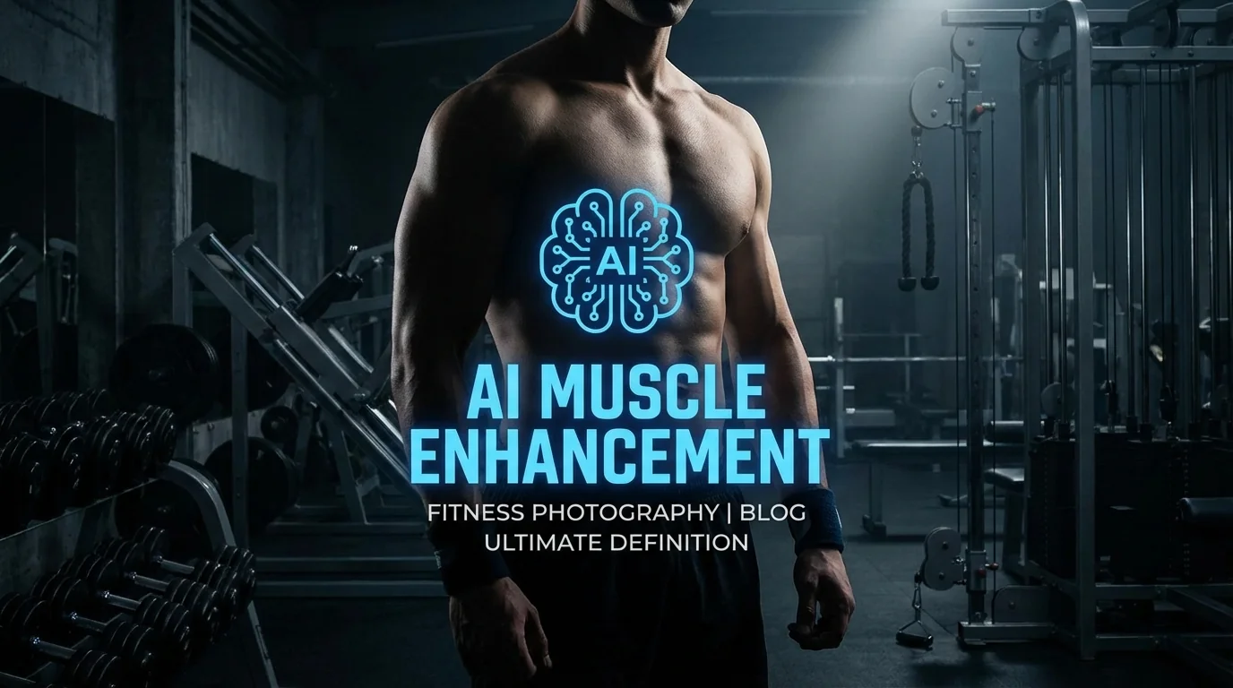 AI修图修胸肌教程：健身照让胸肌轮廓更明显的方法 - FlowPix