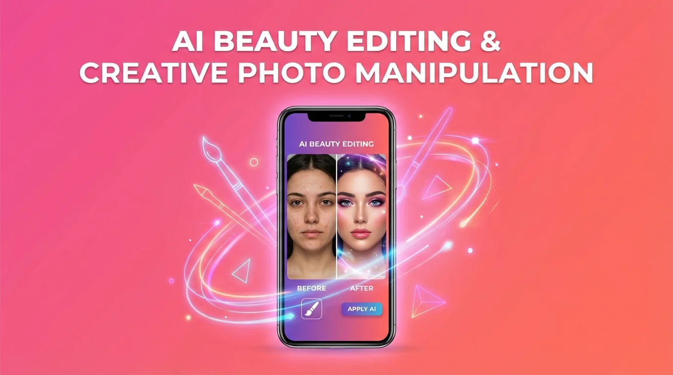 修图P图用AI到底行不行？从美颜到创意P图的实测 - FlowPix