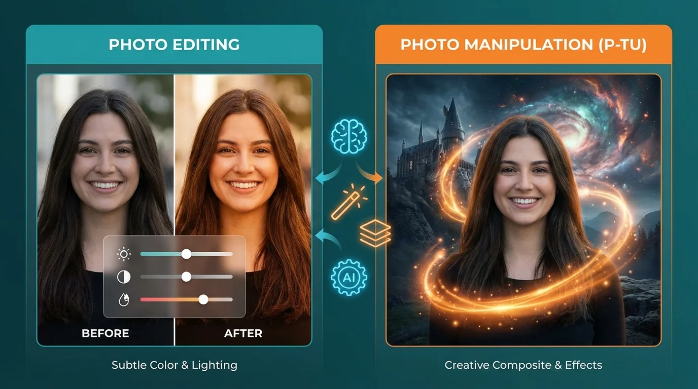 修图和P图有什么区别？AI工具怎么选才对 - FlowPix