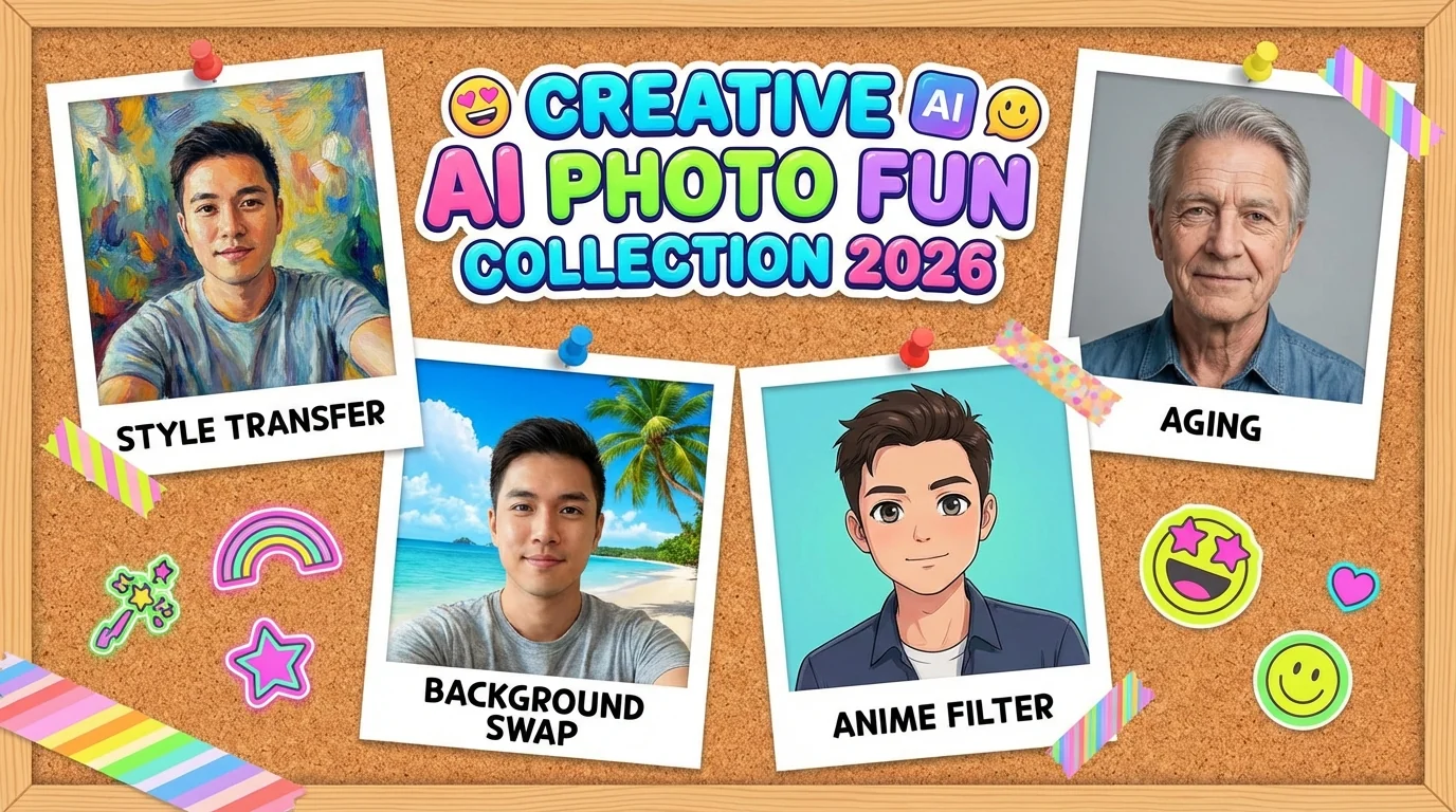 AI修图玩法大全：2026年最有趣的10种创意修图 - FlowPix