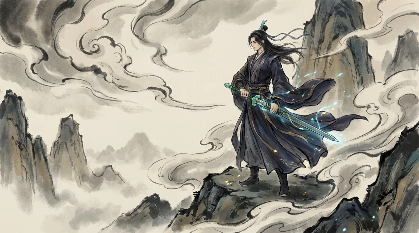 剑修AI绘画：仙侠古风剑客角色AI生成与修图 - FlowPix