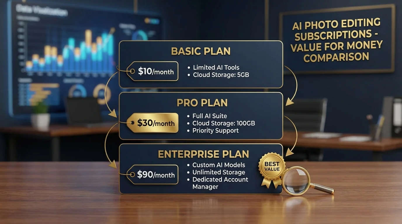 AI修图年费值不值？各平台订阅价格和性价比对比 - FlowPix