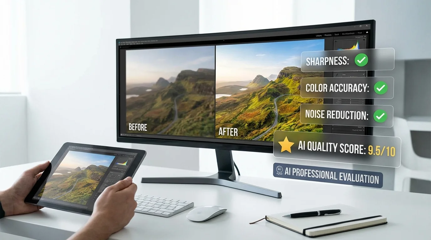 AI修图样图怎么看？判断修图效果好坏的实用标准 - FlowPix
