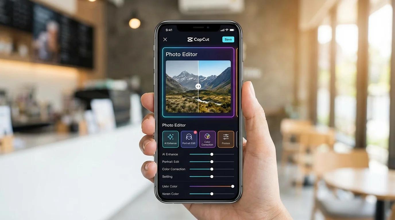 CapCut剪映也能AI修图？隐藏功能深度玩法教程 - FlowPix