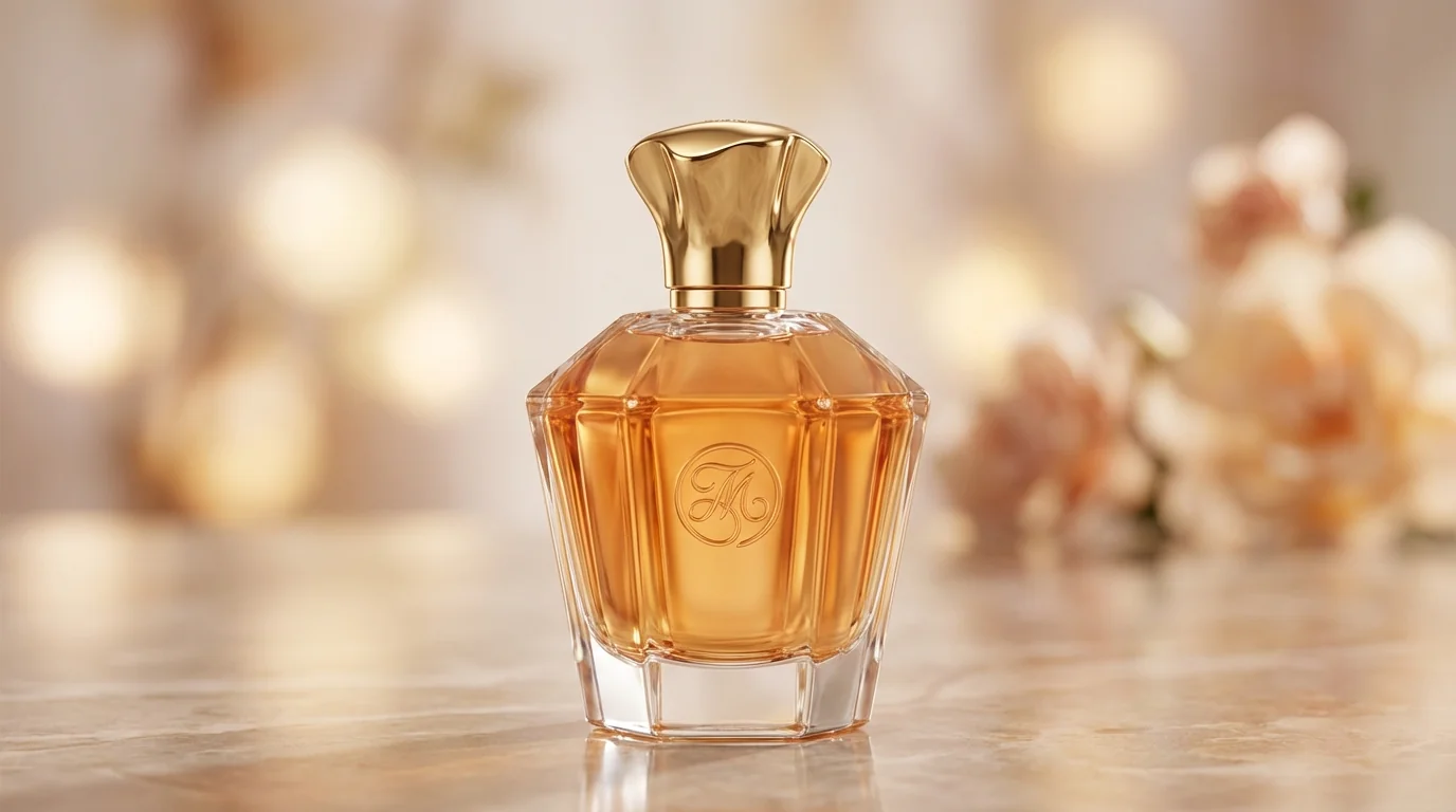 香水AI修图：透明瓶身和液体质感的拍摄后期技巧 - FlowPix