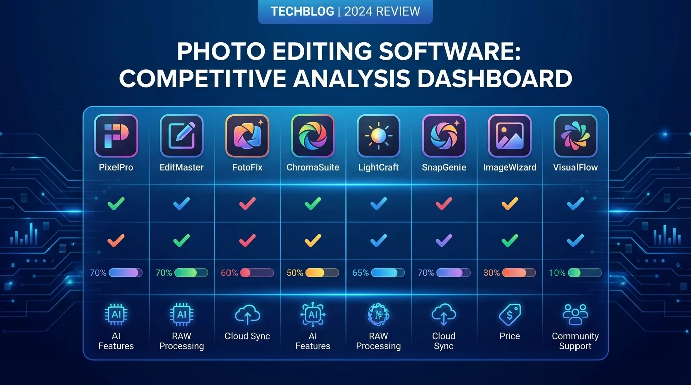 2026年修图AI软件终极对比：8款主流工具真实评测 - FlowPix