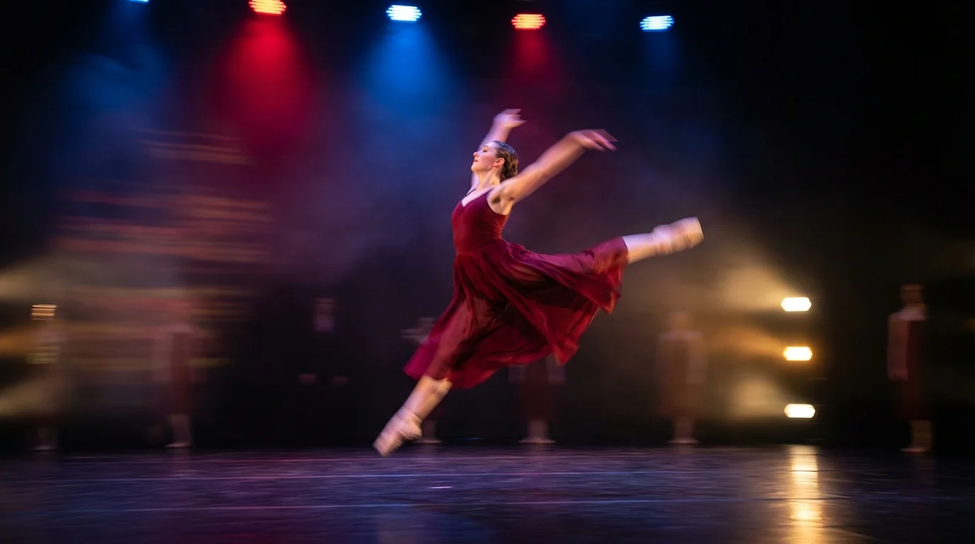 AI跳舞修图：舞蹈照片动态模糊和光影怎么修 - FlowPix