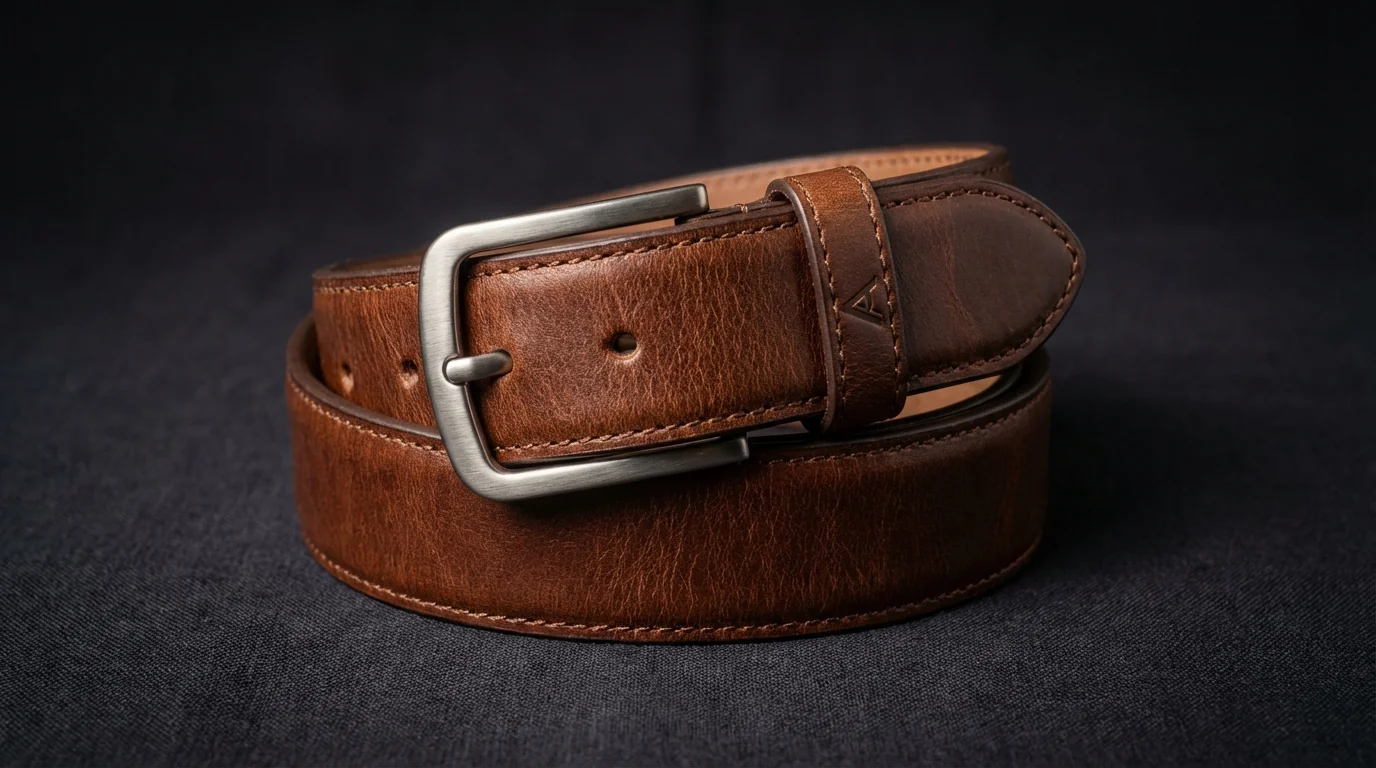 腰带修图AI：产品图精修让皮带质感直接拉满 - FlowPix