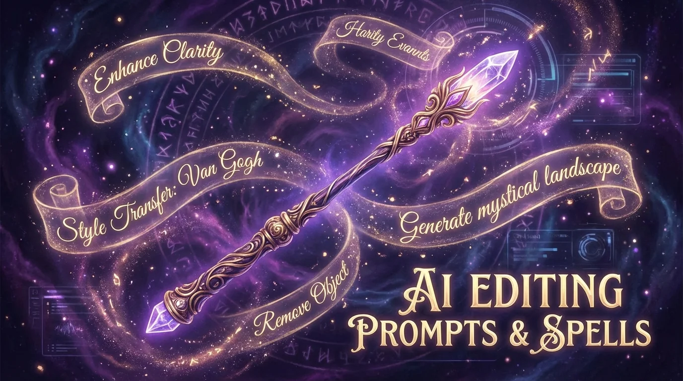 AI修图咒语大全：提示词写对了效果直接翻倍 - FlowPix