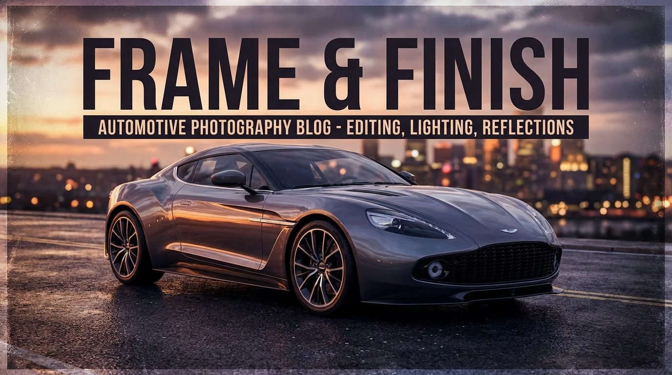 车辆照片AI修图：二手车新车拍照后期让车更好看 - FlowPix