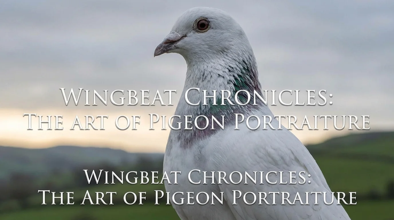 AI修图修信鸽照片：赛鸽摄影后期让羽毛纹理更清晰 - FlowPix