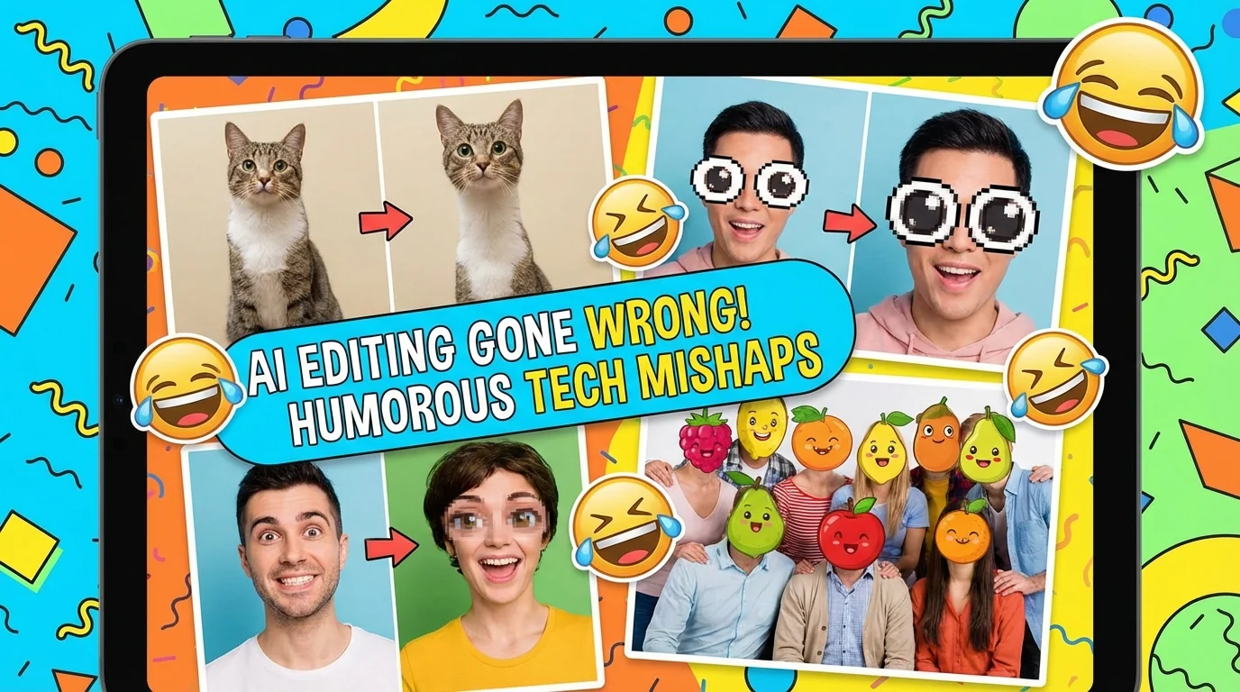 智障AI修图翻车名场面：笑到头掉的AI修图失败案例