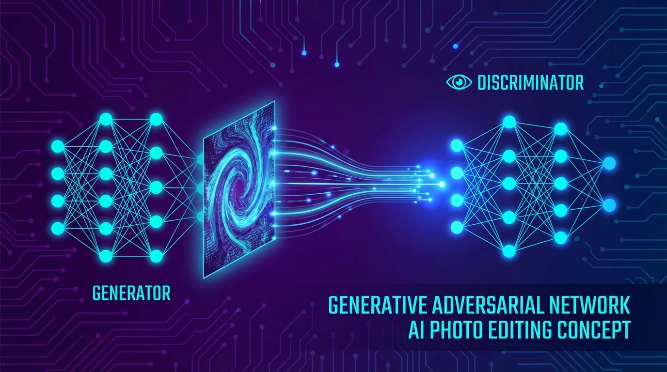 GAN技术在AI修图中的应用：对抗生成网络修图原理 - FlowPix