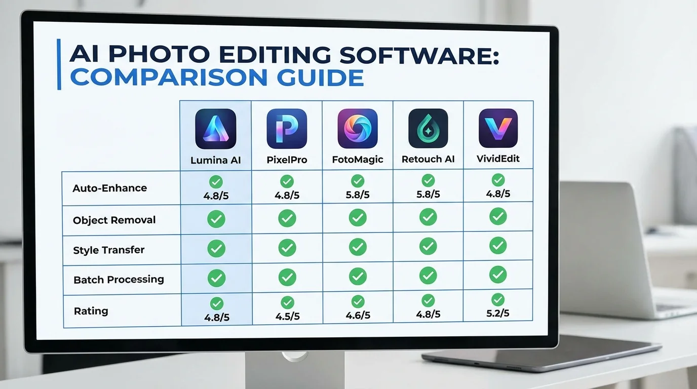 AI图修图软件哪款好？按场景选不踩坑的对比指南 - FlowPix