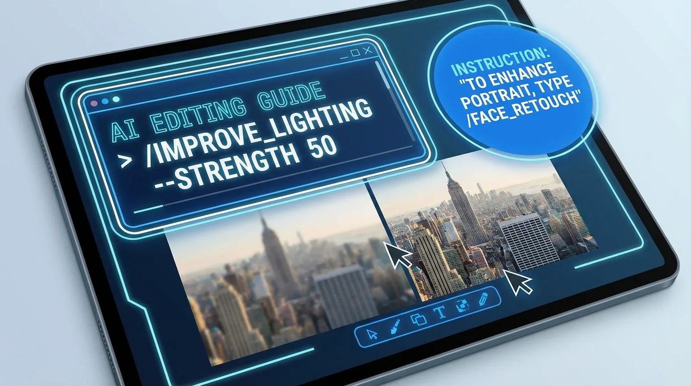 AI修图指令怎么写？让AI精准执行修图的命令技巧 - FlowPix