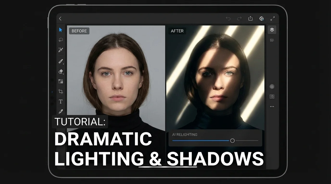 AI打光修图教程：补光调光让照片层次感拉满 - FlowPix