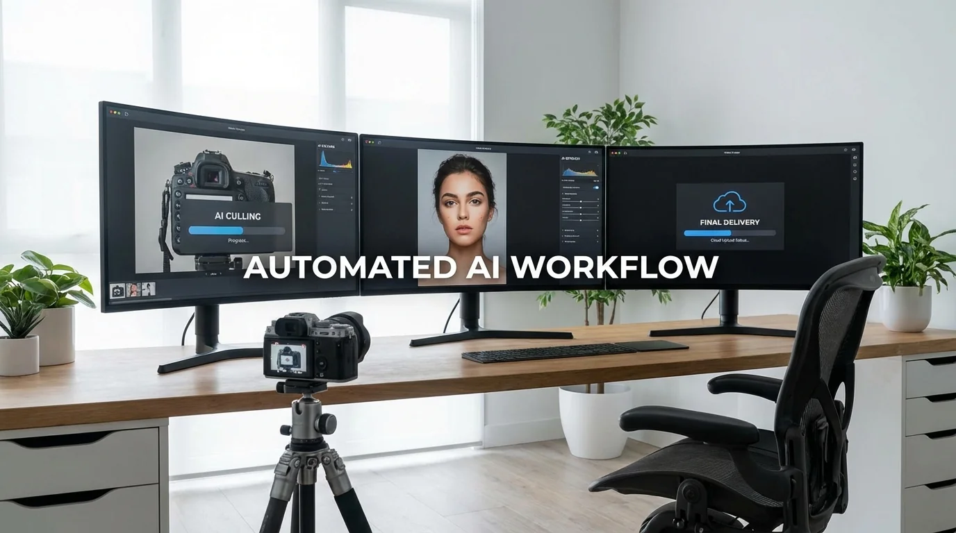 摄影师用AI修图的真实工作流：拍完到交片全AI化 - FlowPix