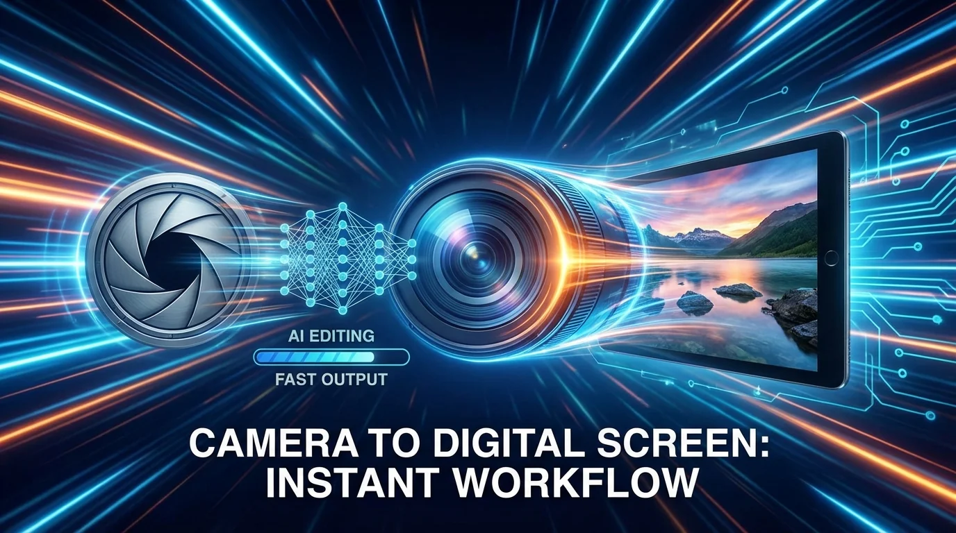 拍图到AI修图：从按下快门到出片的极速方案 - FlowPix