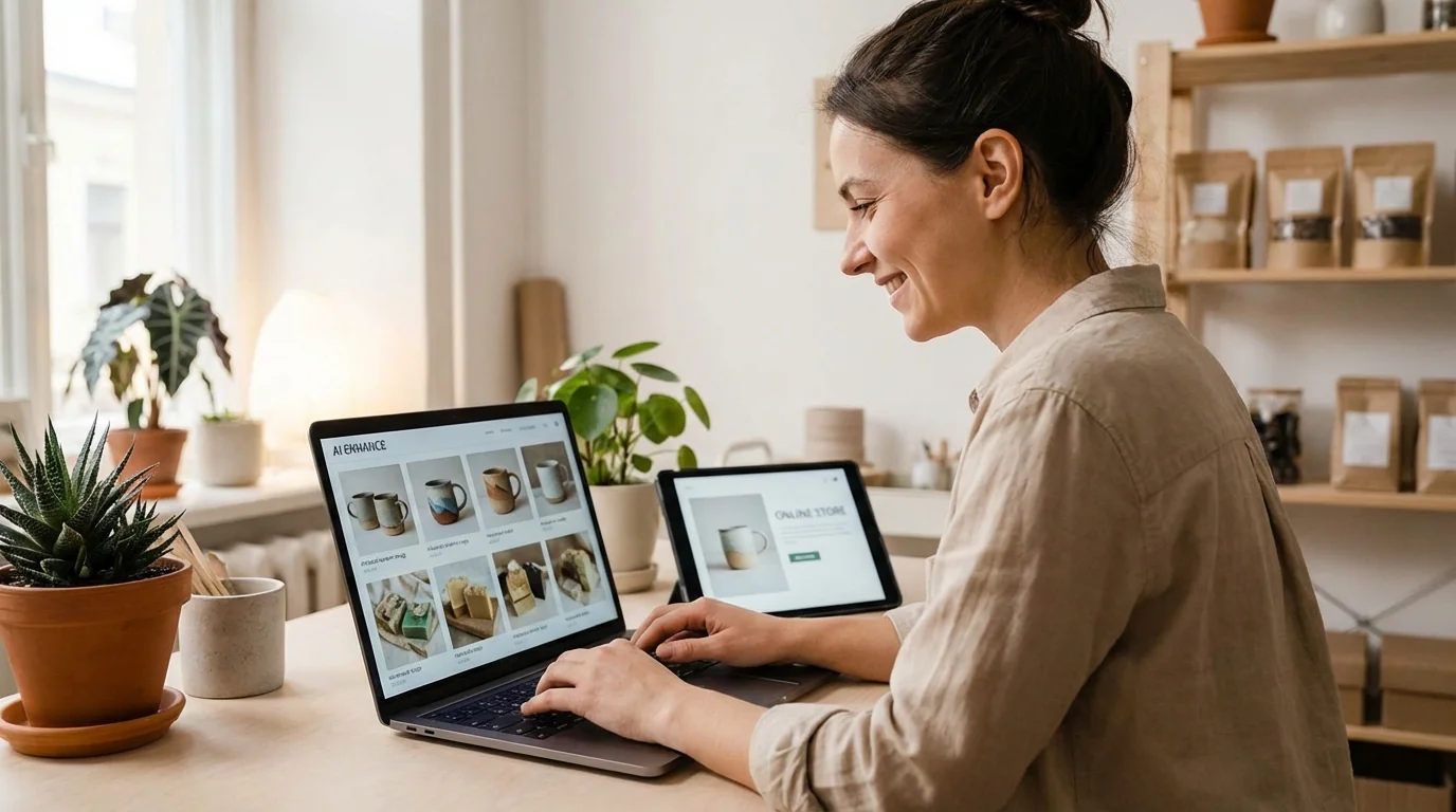 店家AI修图实战：小店老板自己修产品图的省钱方案 - FlowPix