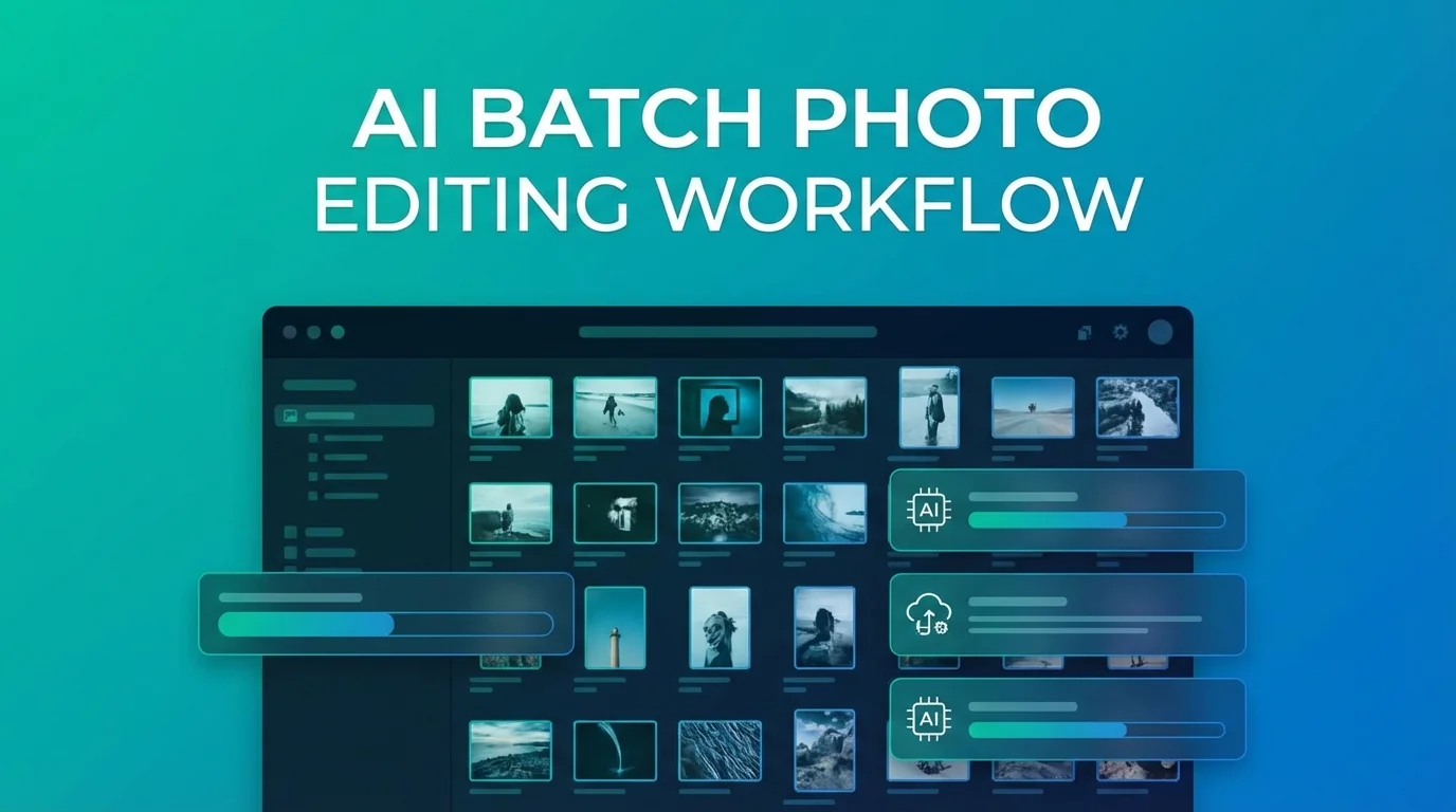 AI处理修图怎么批量搞定？100张照片20分钟出片的方法 - FlowPix