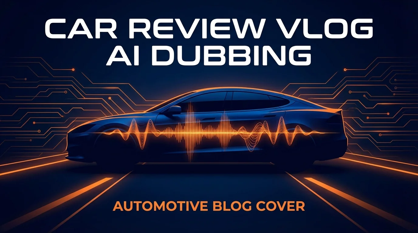 AI配音做汽车视频：车评、探店、自驾游的配音方案 - FlowPix