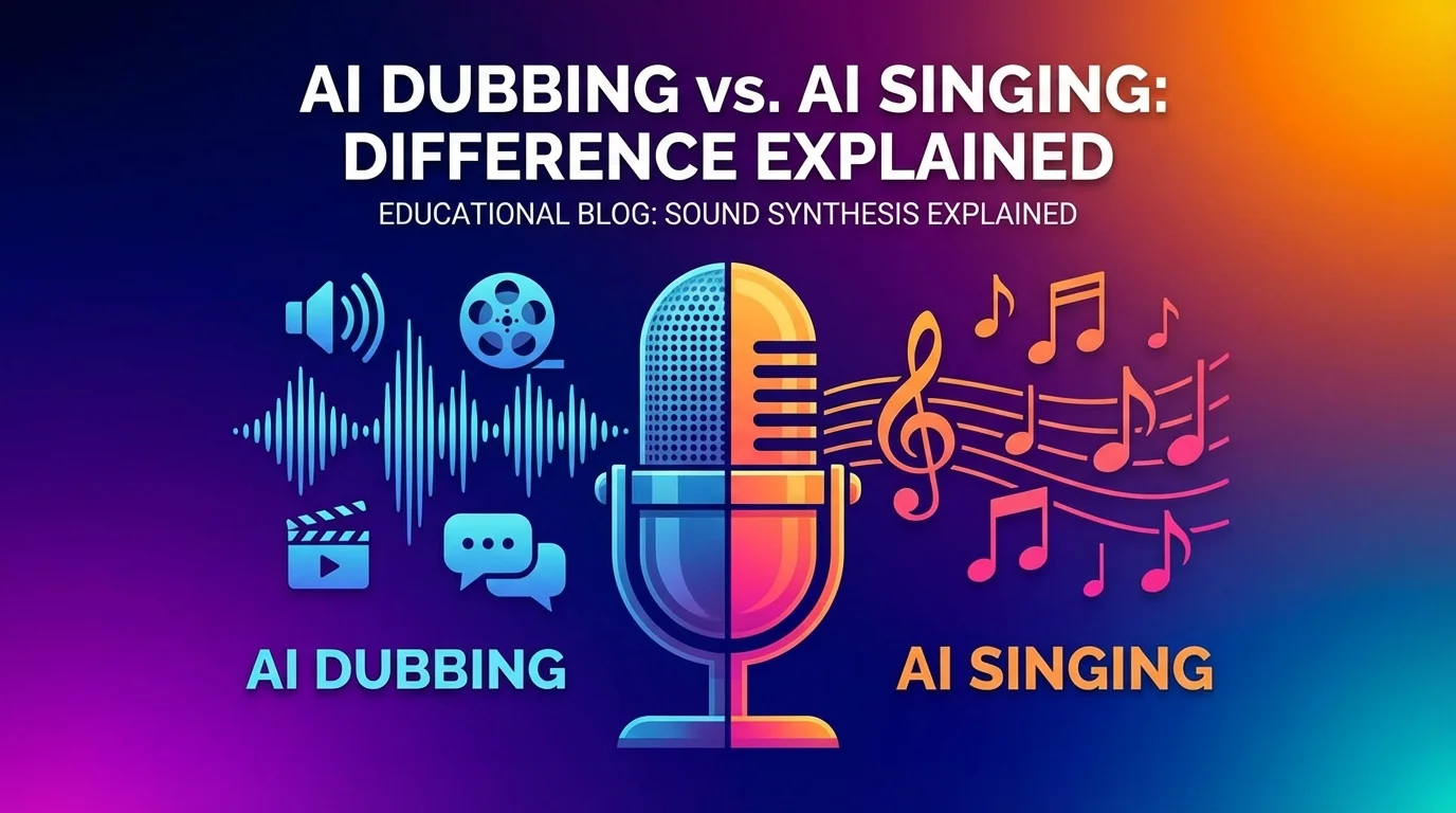 AI配音能唱歌吗？AI唱歌和AI配音到底是不是一回事 - FlowPix