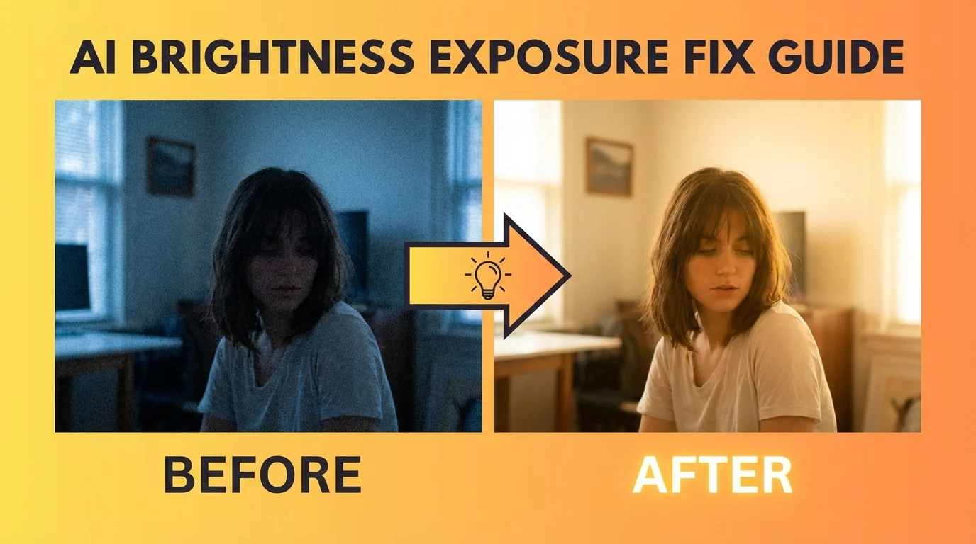 AI修图修亮度：暗光照片提亮、过曝压暗的正确方法