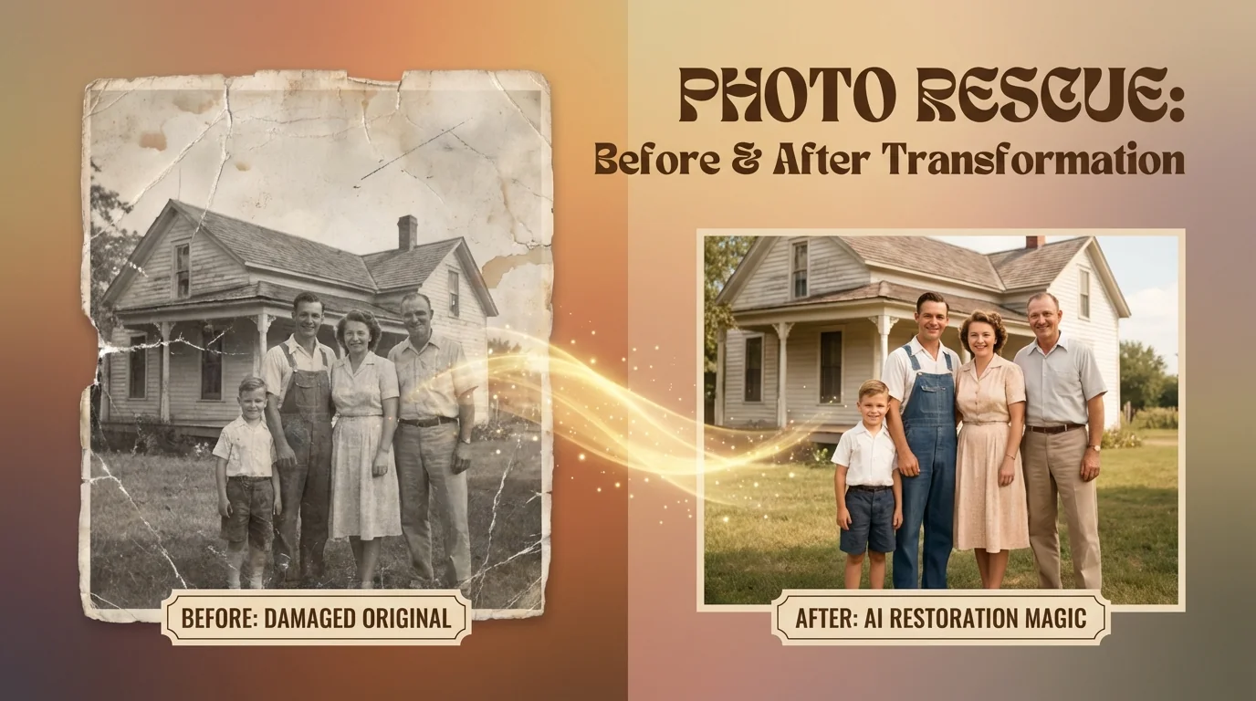 AI修图修毁了怎么办？翻车照片补救和还原指南 - FlowPix