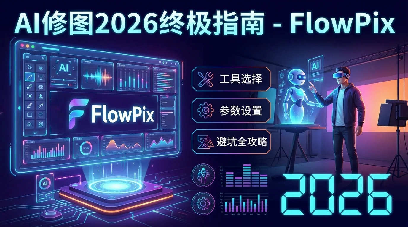 AI修图2026终极指南：工具选择、参数设置、避坑全攻略 - FlowPix