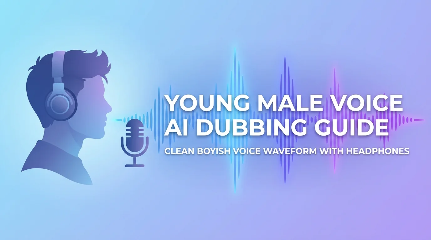 AI少年音配音：怎么用AI生成年轻干净的少年声线 - FlowPix