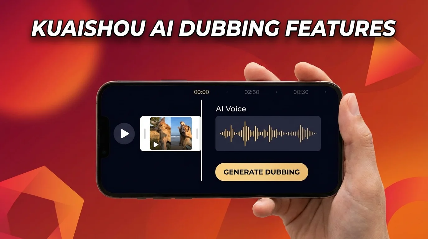 快手AI配音功能怎么用？隐藏玩法大公开