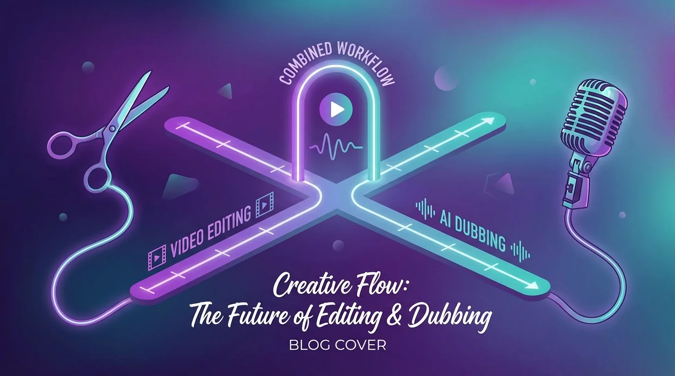 剪辑配音用AI：剪视频的时候顺手把配音也做了 - FlowPix