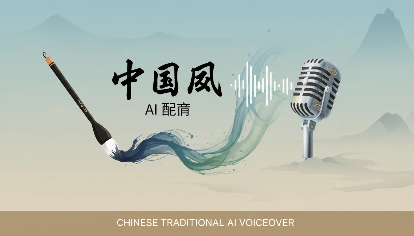 国风AI配音怎么做？古诗词/国风视频/戏曲配音全攻略
