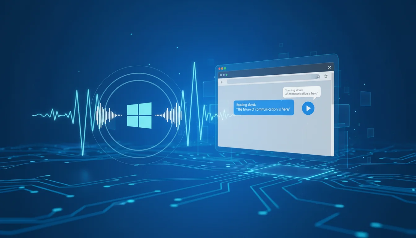微软AI配音怎么用？Edge朗读和Azure TTS从入门到出音频