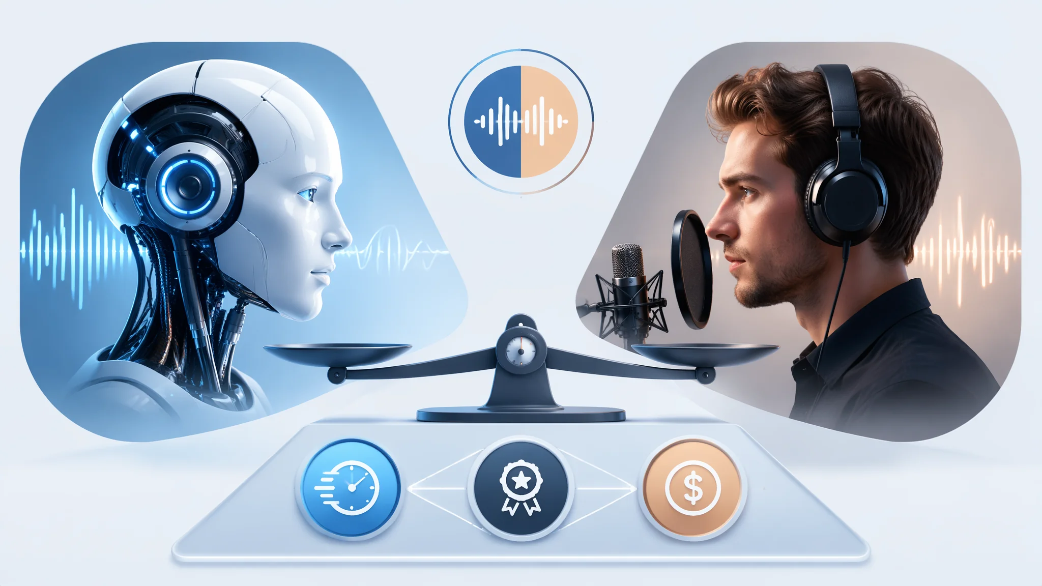 AI配音优越性在哪？2026年AI配音相比真人的6大核心优势