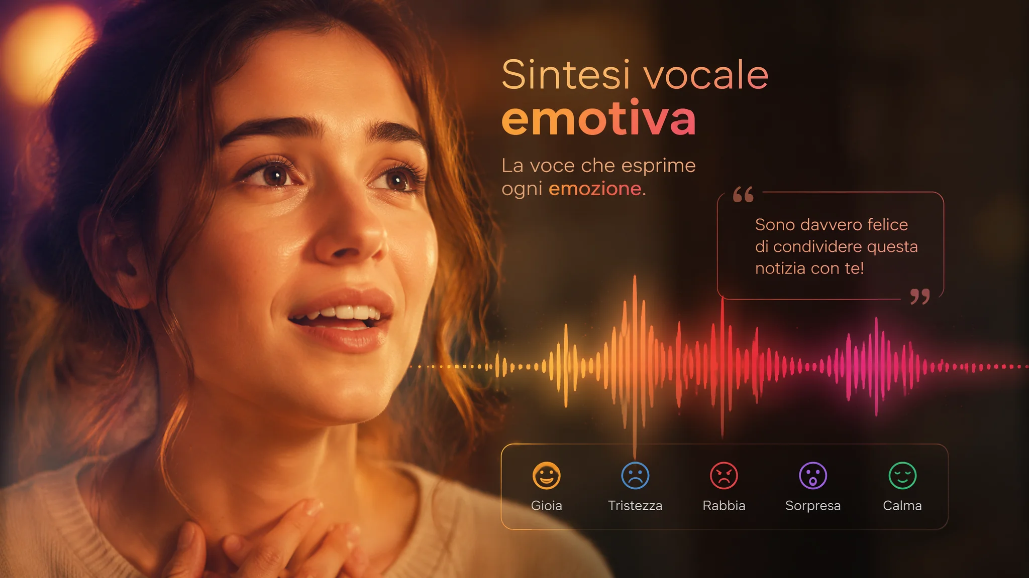 Sintesi Vocale con Espressione ed Emozioni in Italiano: Guida Completa 2026
