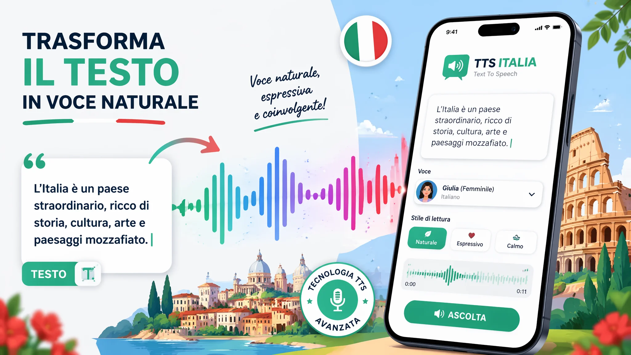 Text to Speech Italiano con Voce Naturale Gratis: Le Migliori Opzioni 2026