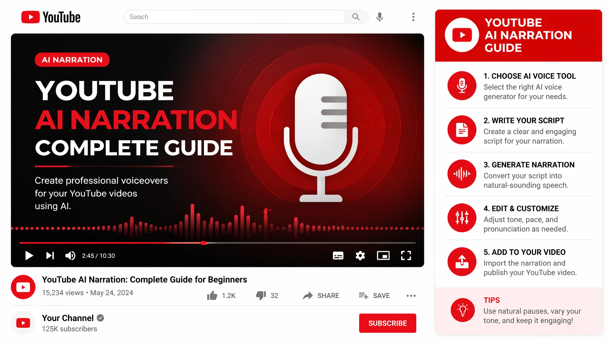 YouTubeのAIナレーション作成完全ガイド2026：VOICEVOXから編集まで