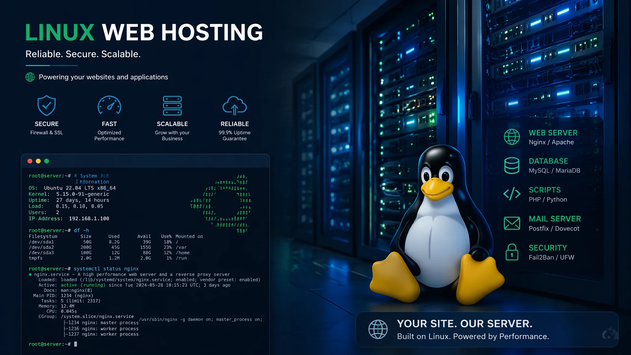 Linux服务器建站完全指南：从环境部署到上线运维