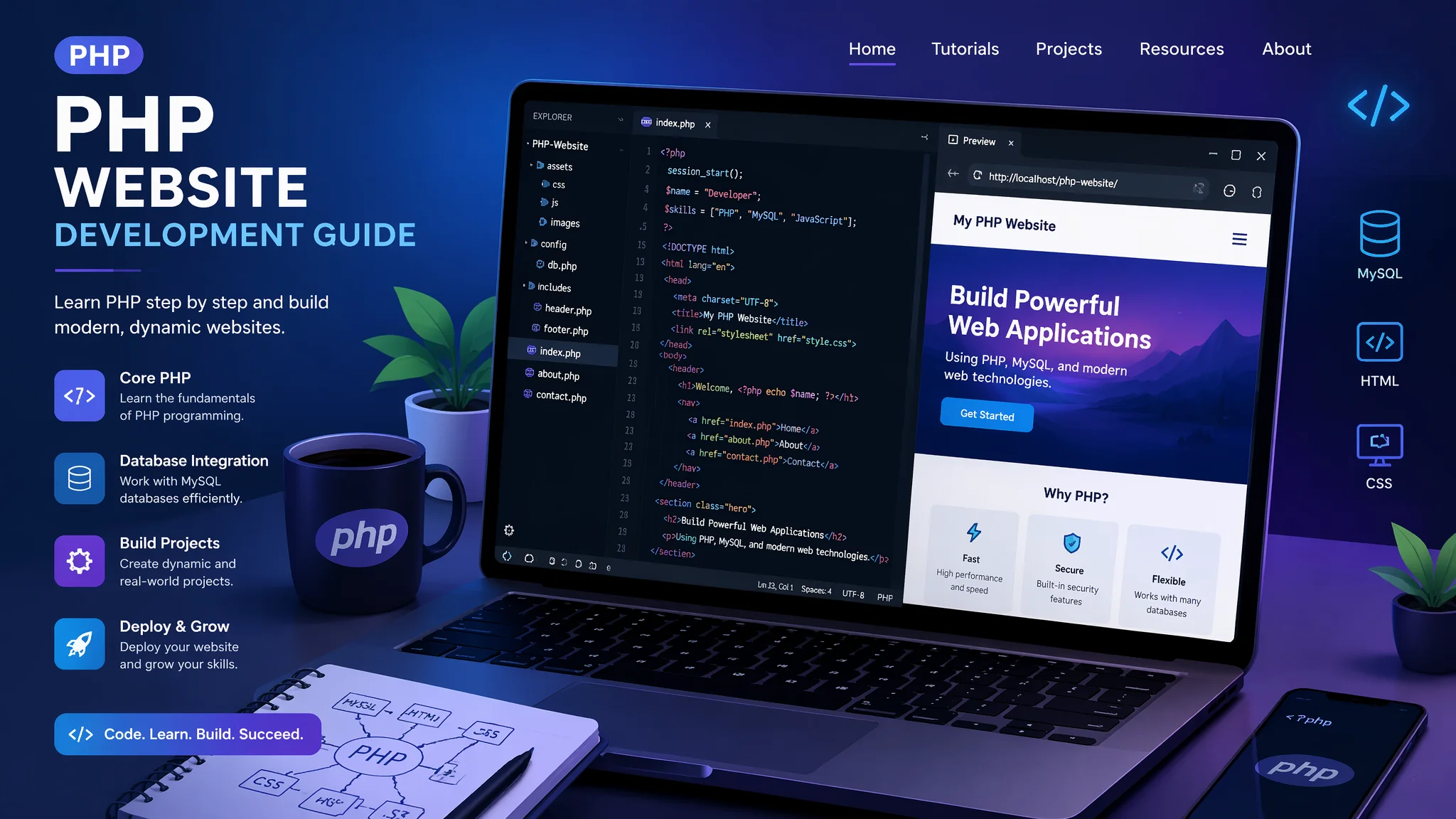 PHP建站怎么做？用PHP搭建企业网站的完整流程与工具选型