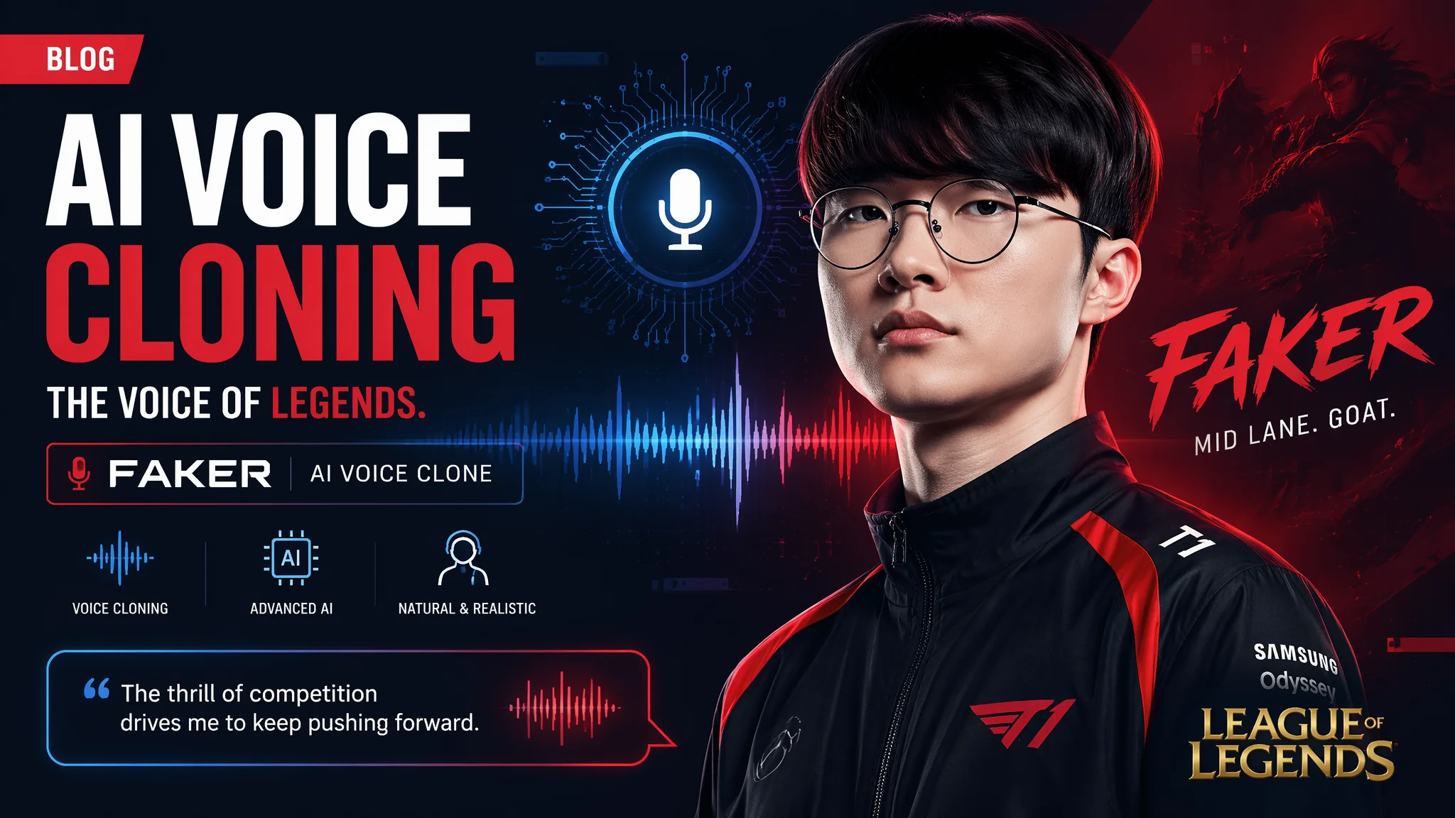 Faker AI配音怎么做？电竞选手声音克隆教程
