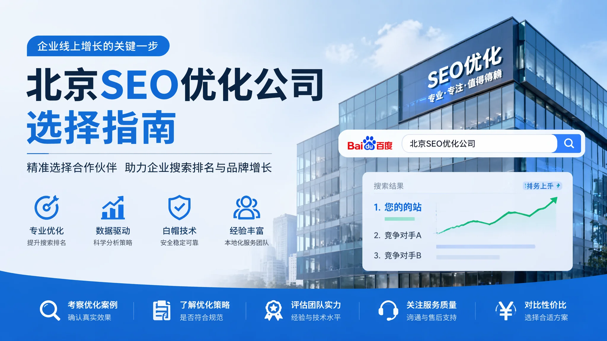 北京SEO优化公司怎么选？专业搜索引擎优化服务商评估指南