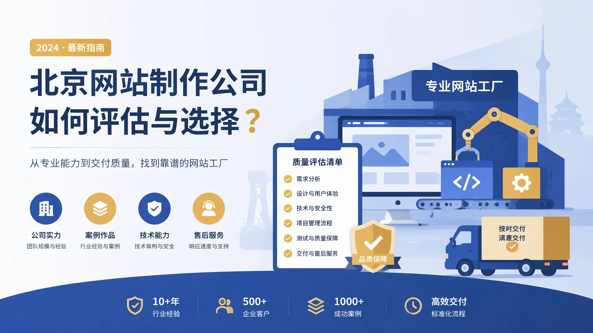 北京网站制作公司推荐：专业网站制作服务商评估指南
