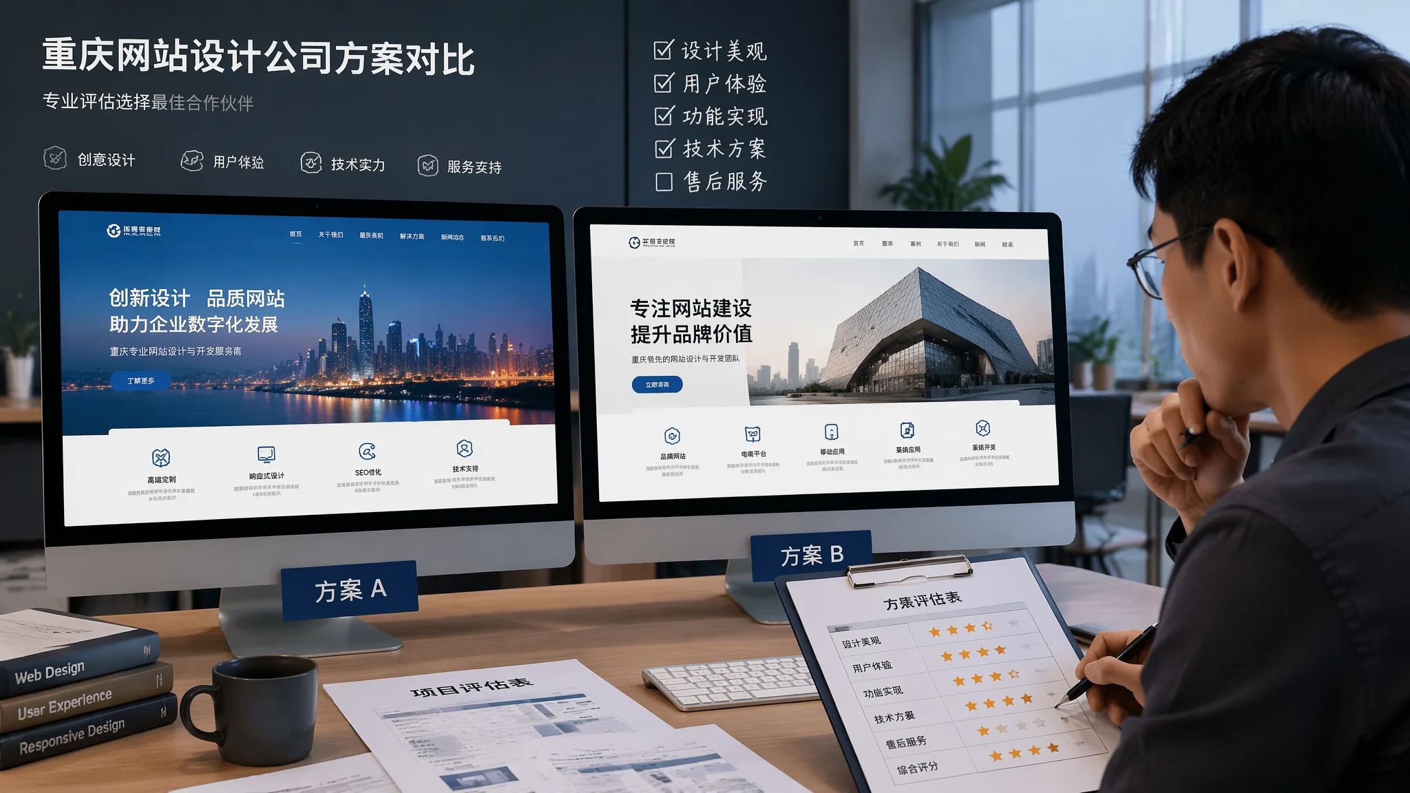 重庆网页设计公司哪家好？响应式设计服务对比评测