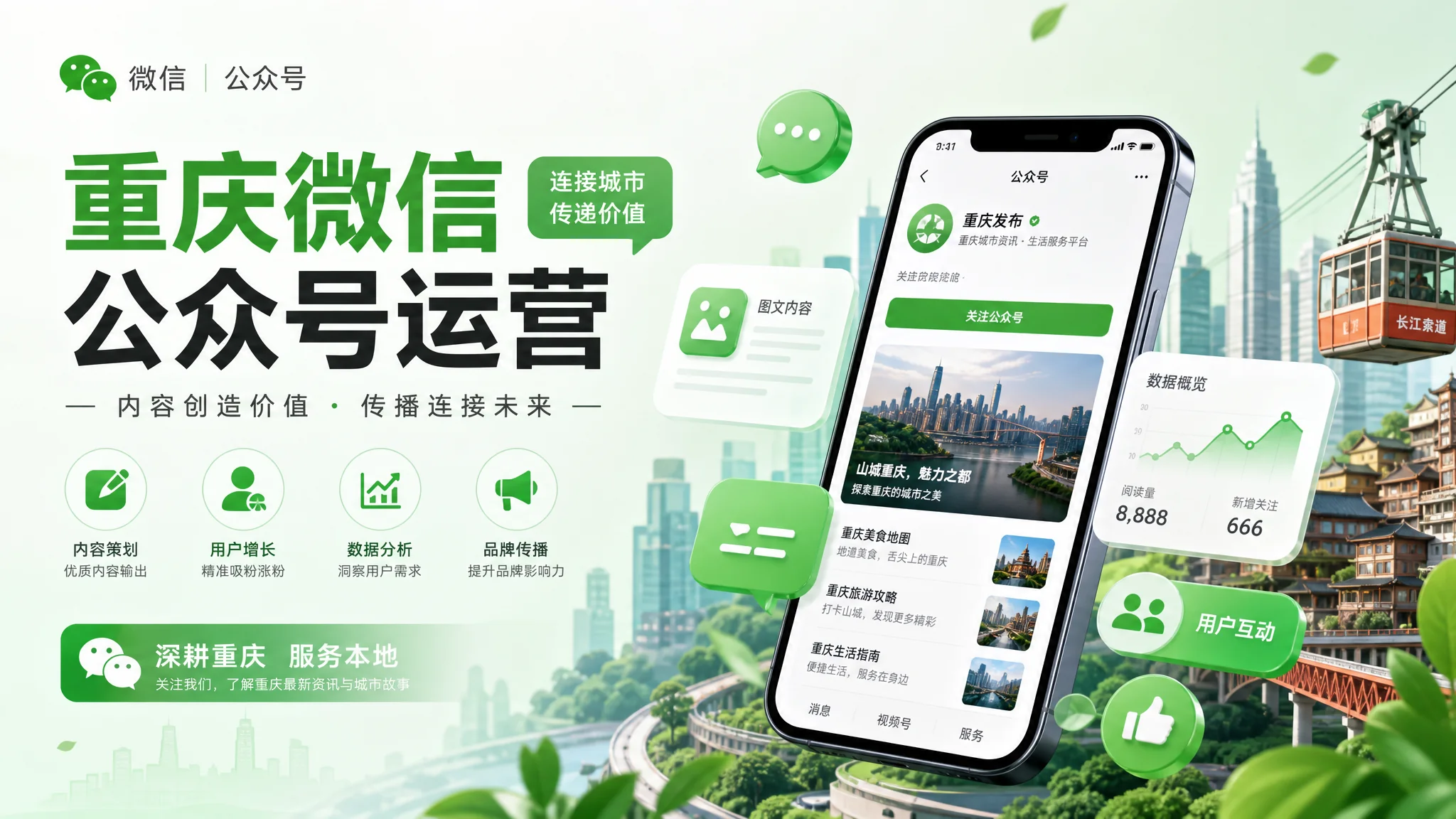 重庆微信公众号运营怎么做？企业微信内容营销全攻略